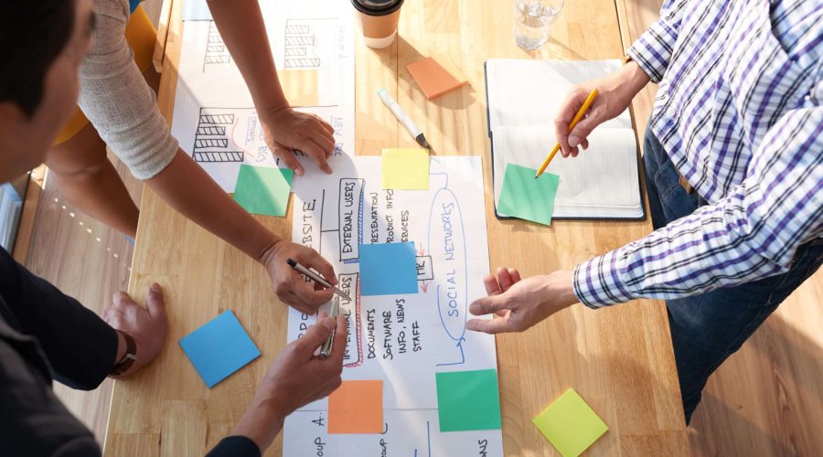 Business People Discussing Big Project Strategic Discovery & Planning