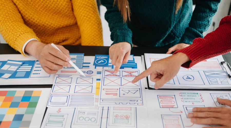UX graphic designer planning application process development pro High-Impact UI/UX Design